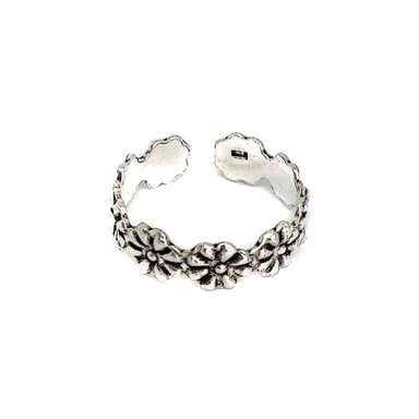 ANILLO ANDREA COGGIOLA JOYAS MIDI MARGARITAS PLATA FINA 925 - 1