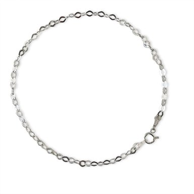 TOBILLERA ANDREA COGGIOLA JOYAS ROMBO PLATA FINA 925 - 1