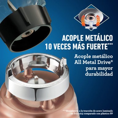 LICUADORA OSTER BLST4128-052 700 W 1.25 L CLÁSICA COBRE ERGONÓMICA 3 VELOCIDADES BLST4128 - 3