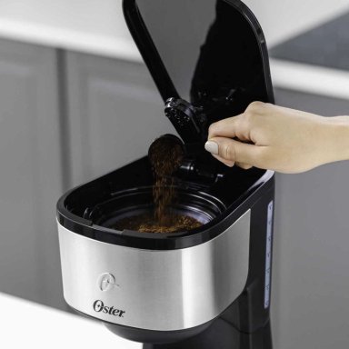 EN COLOR CAFETERA PROGRAMABLE OSTER 8 TAZAS EN ACERO INOXIDABLE BVSTDC10SS - 2