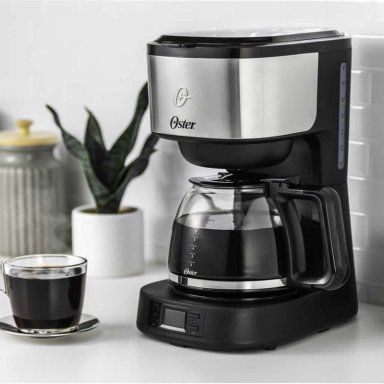 EN COLOR CAFETERA PROGRAMABLE OSTER 8 TAZAS EN ACERO INOXIDABLE BVSTDC10SS - 3