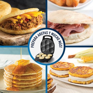 TOSTI AREPA OSTER TOSTY ® CKSTAM05013 | NEGRO 6 AREPAS - 6