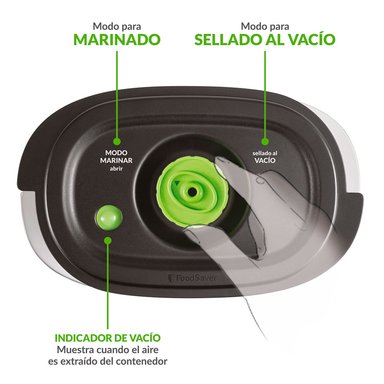 PACK CONTENEDORES FOODSAVER® MARINADOR 700 ML, 1.2 LT Y 1.8 LT FFC026X - 2