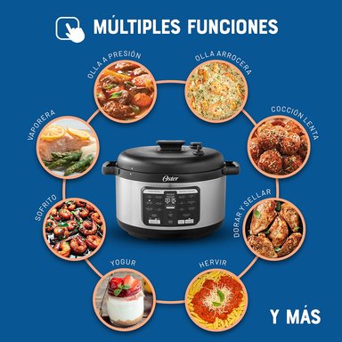 MULTI-OLLA RÁPIDA OVALADA 5.7 LT CON 15 FUNCIONES OSTER CKSTPCECOV57 - 3