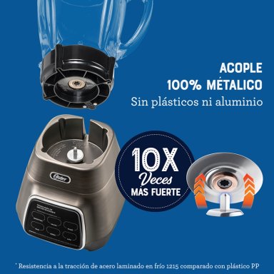 LICUADORA OSTER BLSTPYG1312XBG-052 700 W 1.5 L PANTALLA TÁCTIL VASO BLENDNGO BLSTPYG1312XBG - 7
