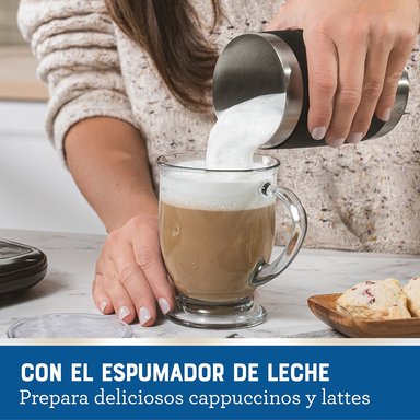 CAFETERA OSTER HIDROPRESIÓN LATTE ® CON ESPUMADOR BVSTDC02B - 5