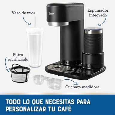 CAFETERA OSTER HIDROPRESIÓN LATTE ® CON ESPUMADOR BVSTDC02B - 6