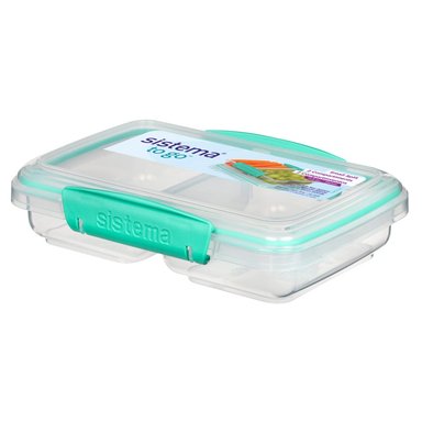 CONTENEDOR HERMÉTICO CON DIVISIONES SISTEMA TO GO 350 ML - 1