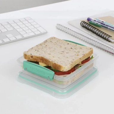 CONTENEDOR HERMÉTICO SISTEMA TO GO PARA SANDWICH DE 450 ML - 6
