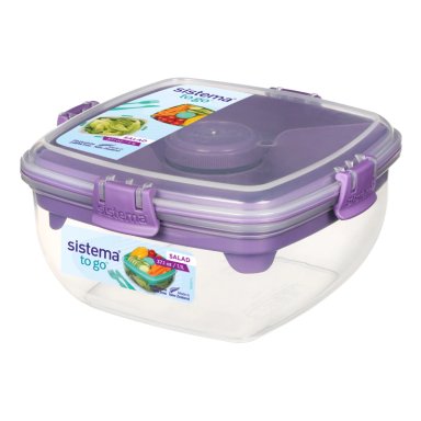 CONTENEDOR HERMÉTICO PARA ENSALADA SISTEMA TO GO DE 1.1 L - 2