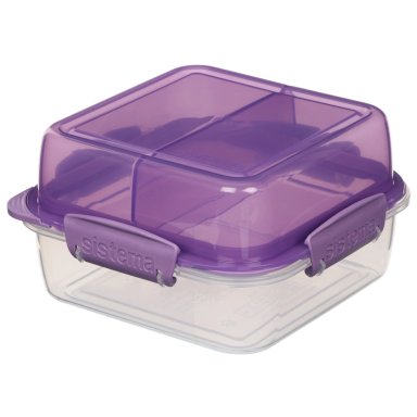 CONTENEDOR HERMÉTICO APILABLE LUNCHSTACK™ 1.24 L SISTEMA® TO GO - 2