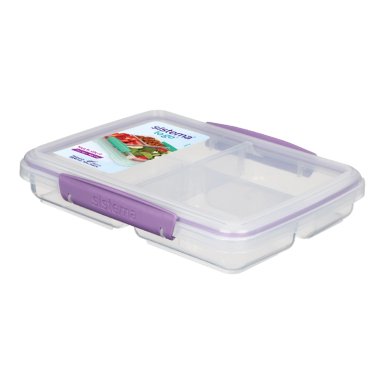 CONTENEDOR HERMÉTICOS 3 COMPARTIMIENTOS SISTEMA TO GO 820 ML - 2