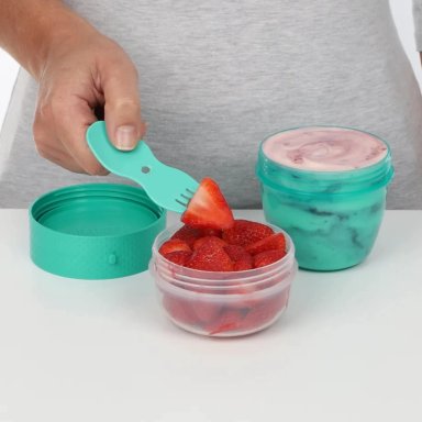 CONTENEDOR HERMÉTICO CAPSULE SNACK TO GO SISTEMA DE 515 ML - 6