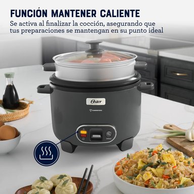 ARROCERA 3 EN 1 OSTER 10 TAZAS DIAMOND FORCE CKSTRC10DFSKE - 5
