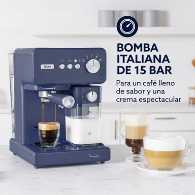 CAFETERA AUTOMATICA OSTER PRIMALATTE AZUL BVSTEM6604BL - 6