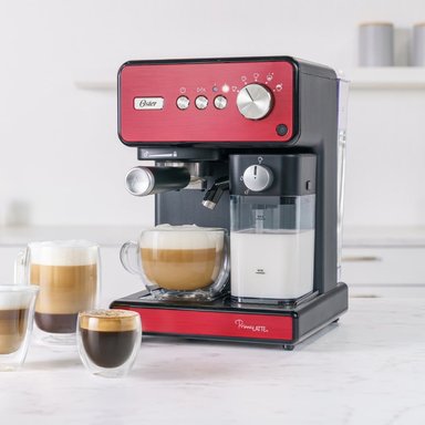 CAFETERA AUTOMATICA OSTER PRIMALATTE ROJA BVSTEM6604R - 8