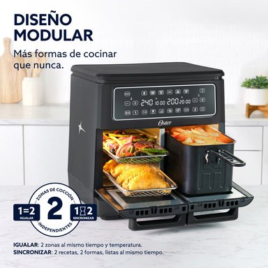 FREIDORA DE AIRE OSTER FLEX 2 ZONAS 11 LT DIAMONDFORCE - 4