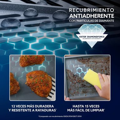 FREIDORA DE AIRE OSTER FLEX 2 ZONAS 11 LT DIAMONDFORCE - 6