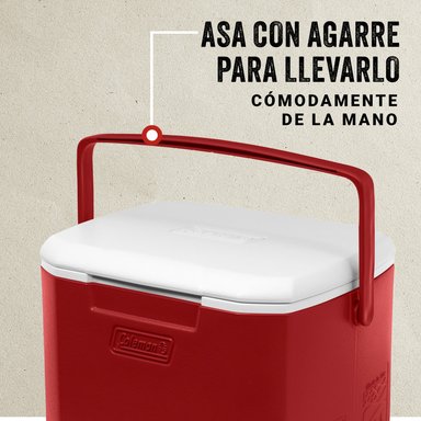 COOLER COLEMAN CHILLER ROJO 15 LT / 16 QT - 4