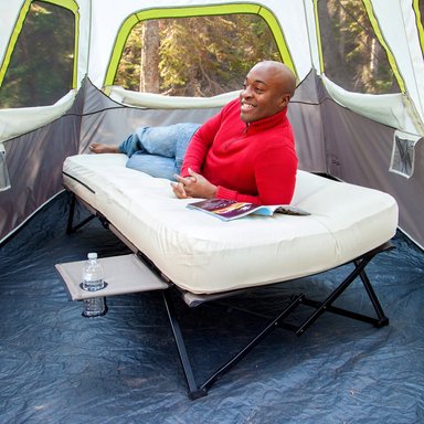 CAMA DE CAMPING COLEMAN CON COLCHON INFLABLE TAMAÑO TWIN - 7