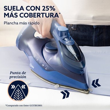 PLANCHA VAPOR OSTER AEROGLIDE ANTIGOTEO AZUL GCSTAC7202 - 4