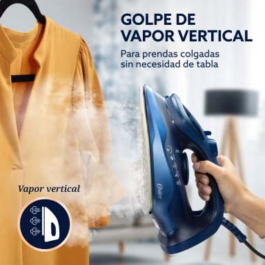 PLANCHA VAPOR OSTER AEROGLIDE ANTIGOTEO AZUL GCSTAC7202 - 7