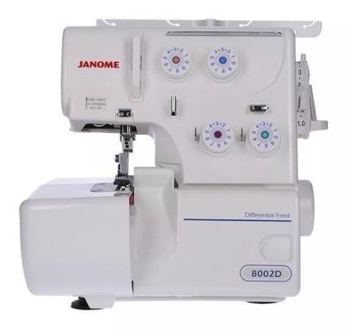 MÁQUINA DE COSER OVERLOCK JANOME PORTABLE COLOR BLANCO 220V - 1