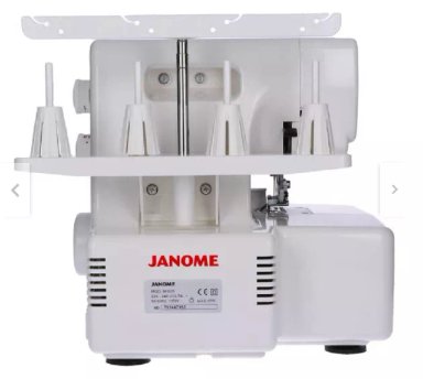 MÁQUINA DE COSER OVERLOCK JANOME PORTABLE COLOR BLANCO 220V - 3