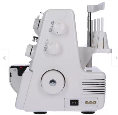 MÁQUINA DE COSER OVERLOCK JANOME PORTABLE COLOR BLANCO 220V - 4