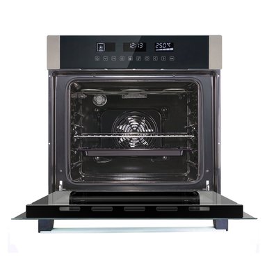 HORNO ELÉCTRICO GRONER EMPOTRABLE 59L QH59DSST INOX TOUCH TRIPLE VIDRIO 10F - 3