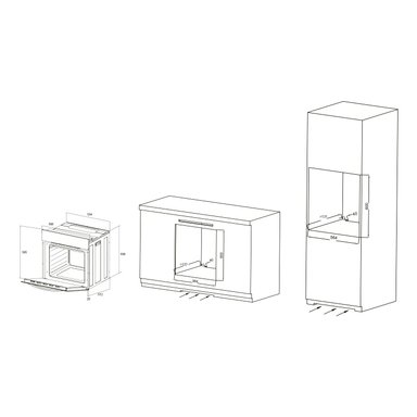 HORNO ELÉCTRICO GRONER EMPOTRABLE 59L QH59DSST INOX TOUCH TRIPLE VIDRIO 10F - 4