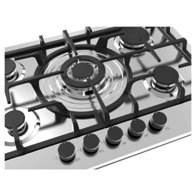 ENCIMERA A GAS GRÖNER 5 PLATOS QEG5W INOXIDABLE DELUXE - 3