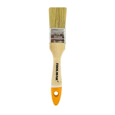 BROCHA PARA PINTAR 1.5 PULGADAS (38MM) MANGO MADERA TOOLMAK TMK19289 - 1