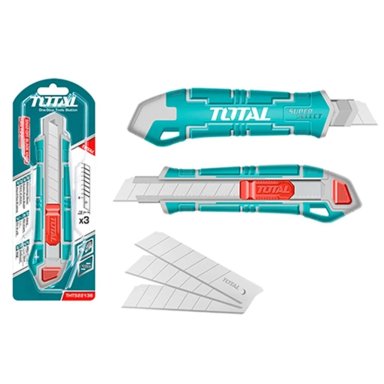 CORTA CARTON CUCHILLO CARTONERO 18MM X 100MM TOTAL THT522136 - 1