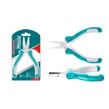 MINI ALICATE PUNTA PLANA 4.5 PULGADAS TOTAL THTMN856 - 1