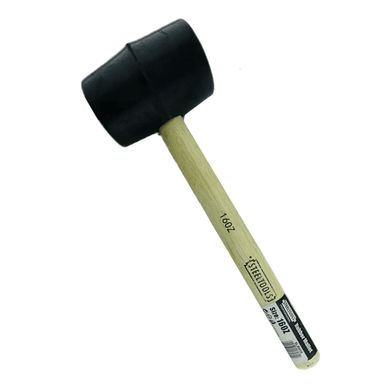 COMBO MARTILLO MAZO MACETA DE GOMA 16OZ STEELTOOLS SLRH16 - 1