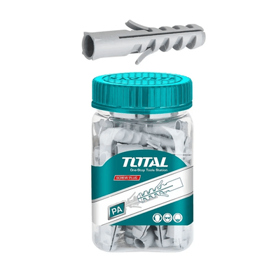 TARUGO NYLON 6MM PLÁSTICO CON TOPE BOLSA 200 UNIDADES TOTAL WJSP0603011 - 1