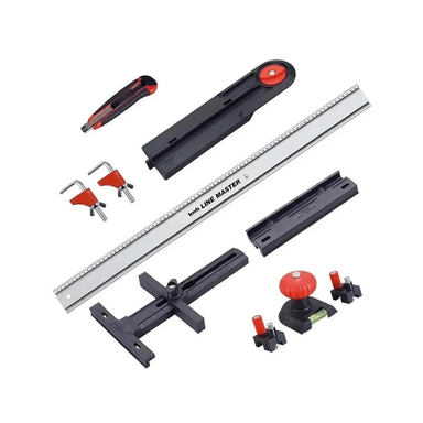 KIT JUEGO DE REGLA DE PRECISIÓN CARPINTERO 10 PIEZAS KWB 783908 - 1