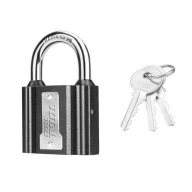 CANDADO DE SEGURIDAD 75 MM CON 3 LLAVES TOTAL TLK31751 - 1
