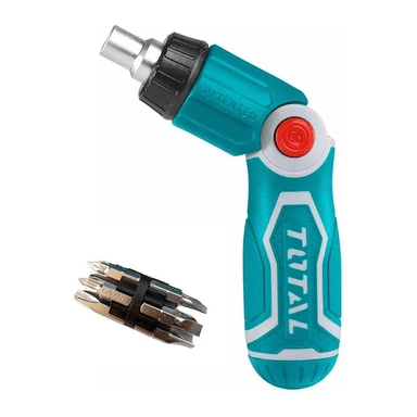DESTORNILLADOR TOTAL TACSD30136 RATCHET 13 EN 1 - 1