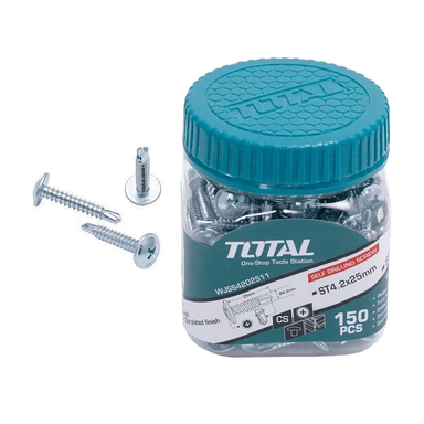 TORNILLO TOTAL WJSS4202511 CABEZA LENTEJA 4.2 X 25 MM PB 150 UNIDADES METAL - 1