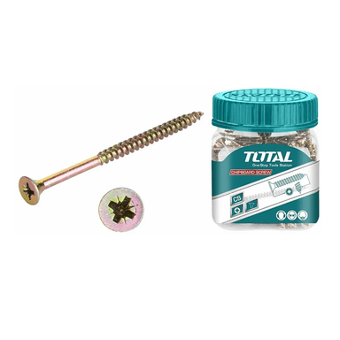 TORNILLO PARA MADERA AGLOMERADO 5.0 X 100MM 60 UNDS TOTAL WJBS5010011 - 2