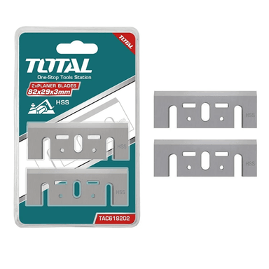 CUCHILLA REPUESTO CEPILLO ELECTRICO X2 UNIDADES 82MM TOTAL TAC618202 - 1
