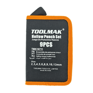 KIT SET JUEGO SACABOCADO DE IMPACTO 9 PCS TOOLMAK TMK19711 - 2