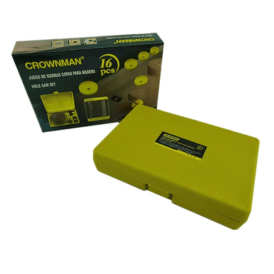 JUEGO DE HOJA DE SIERRA COPAS 16 PIEZAS CROWNMAN CMSC0116 - 3