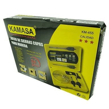 JUEGO DE HOJA DE SIERRA COPAS 16 PIEZAS KAMASA KM455 - 4