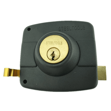 CHAPA DE SOBREPONER BLINDADA DE 3 GOLPES SL428 STEELTOOLS - 3