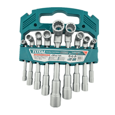 KIT JUEGO DE DADOS EN FORMA DE L 9 PIEZAS TOTAL TLASWT0901 - 1