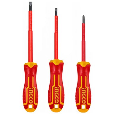 SET DESTORNILLADORES ELECTRICOS AISLADO 3PCS INGCO HKISD0308 - 1