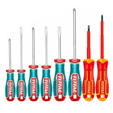 KIT SET JUEGO DESTORNILLADORES 8 PIEZAS TOTAL TKSDS0836 - 1
